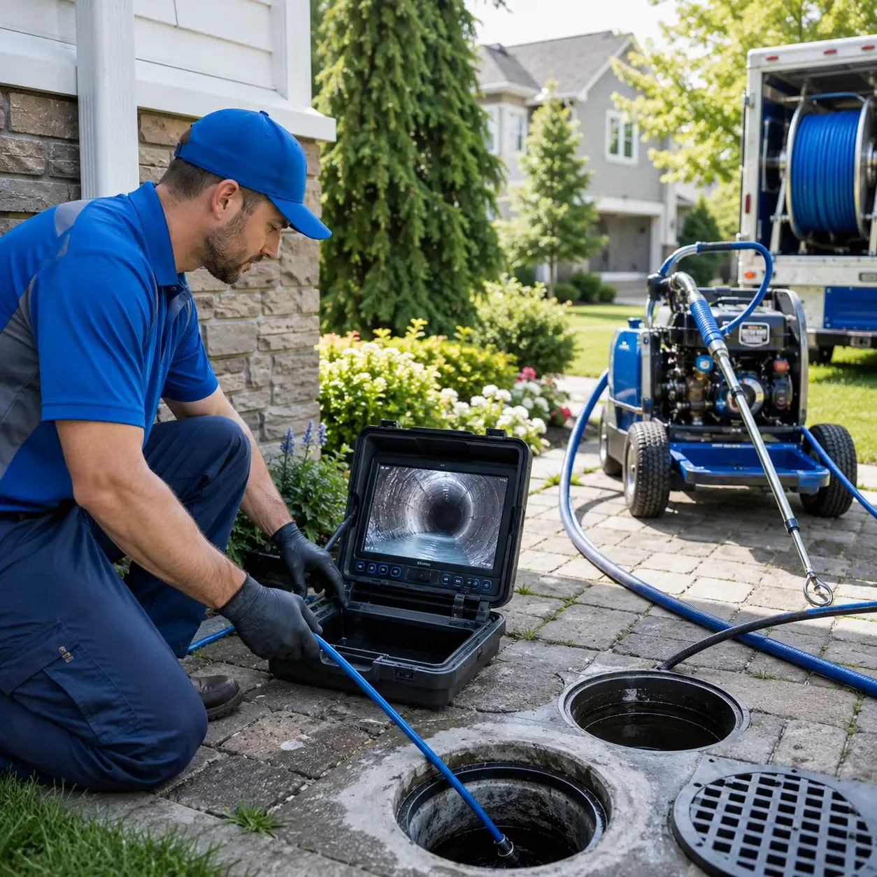 Outdoor drain cleaning professionals serving Trent, TX